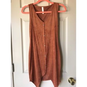 Boho Suede Dress
